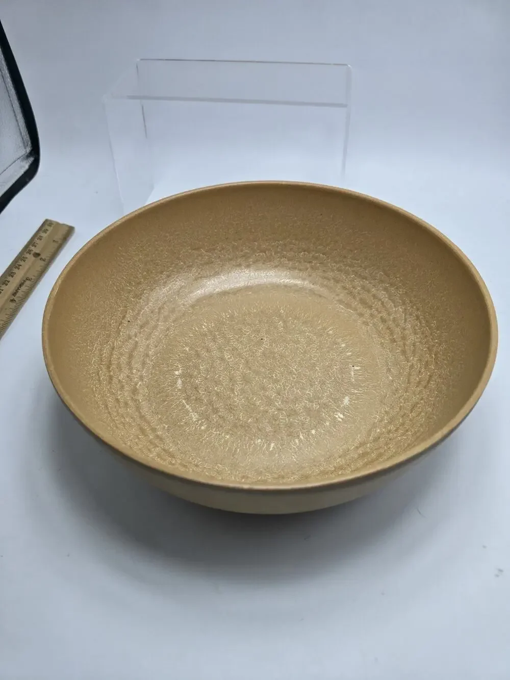 Vintage Ellingers Agatized Wood Large Bowl #100 Approx 9 1/2